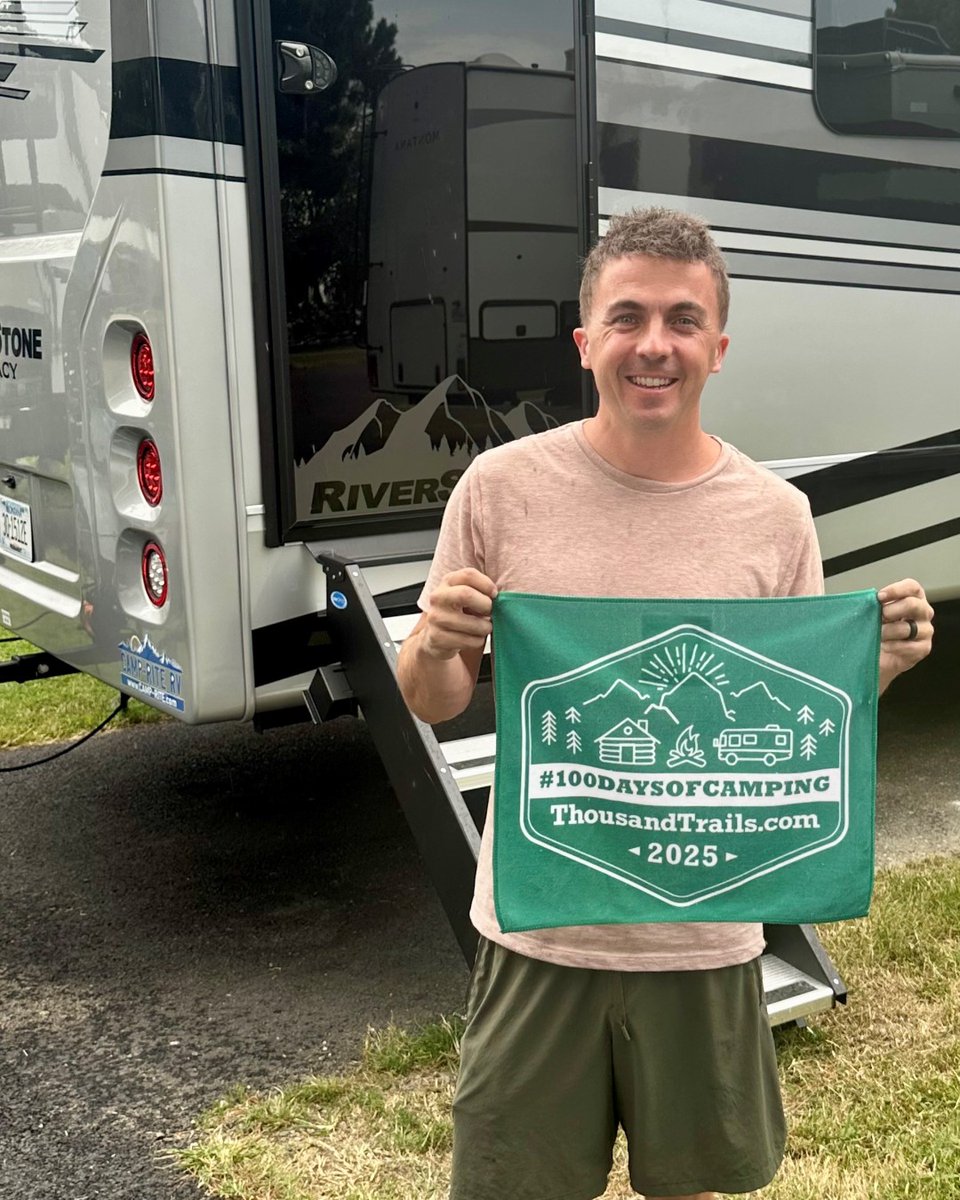 ThousandTrails's tweet photo. Celebs love camping too. 😉 Swipe to see who has spent #100DaysofCamping with us! Who would you love to see camping next? https://t.co/UuMvf7d8V5