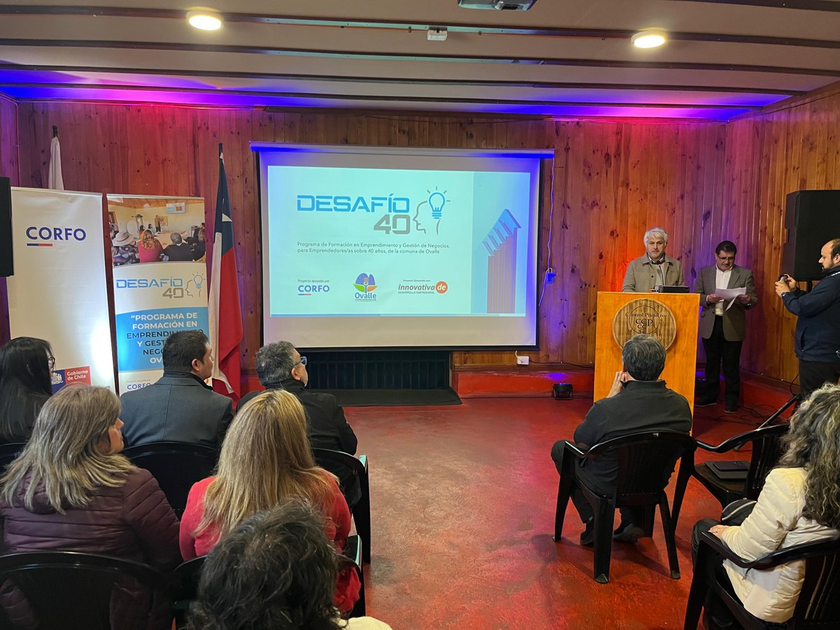 InnovativaDE's tweet photo. Con un exitoso proceso de formación, 32 emprendedores de la comuna de Ovalle fueron certificados por el Programa "Desafío 40". Iniciativa financiada por @corfocoquimbo ejecutada por @InnovativaDE con el apoyo del CNS del Limari y la Municipalidad de Ovalle. https://t.co/K9IGlba3B0