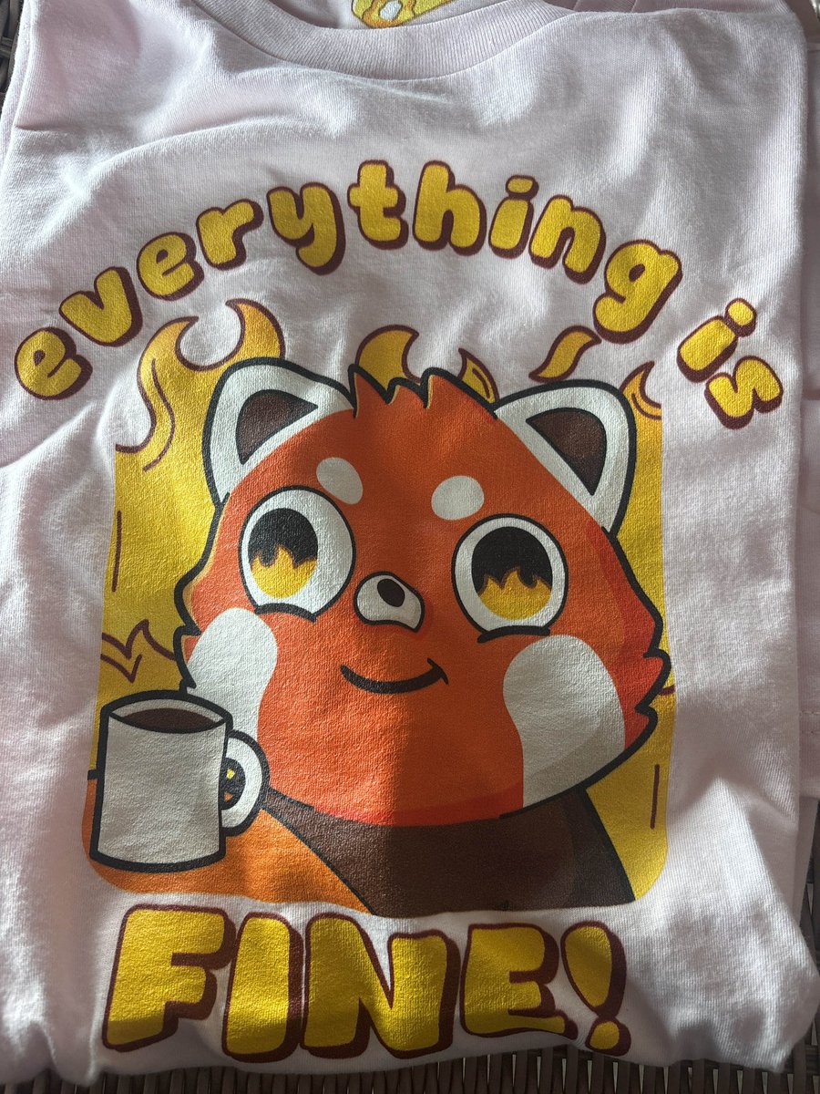MY NEW FAVORITE SHIRT!! Thank you <a href="/Rotten_Twinkies/">RottenTwinkies</a> #streamer #favoritestreamer #fortnite #everythingisfine 
W <a href="/HannahfyDraws/">Hannah | Emote Artist 💫</a> for the art!! 😁😁

Order your merch now!! rottentwinkies-shop.fourthwall.com