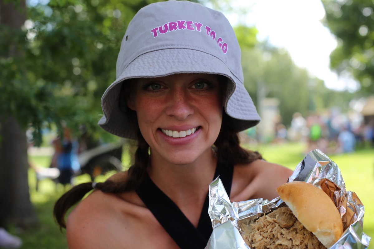 TurkeyToGo's tweet image. The sandwich that shuts down small talk—because your mouth is full of turkey. 🦃

Come get your giant juicy turkey sandwich!
