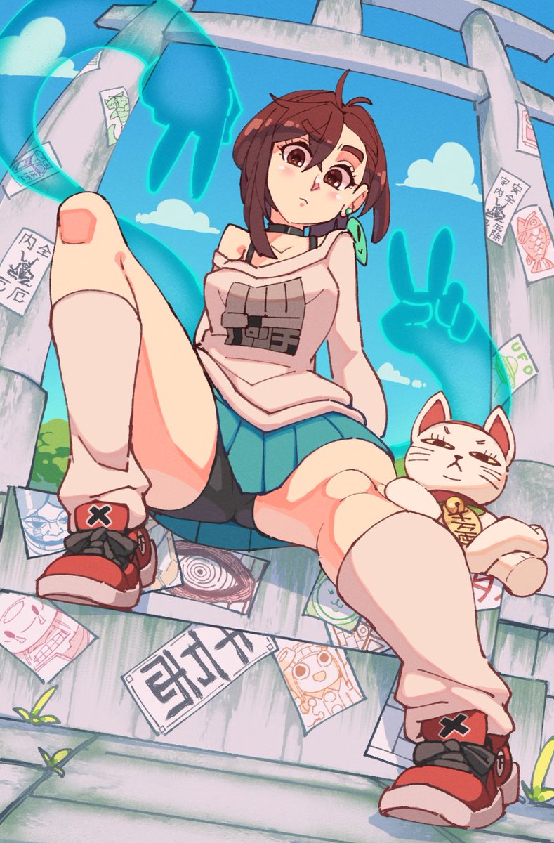 Can you spot all the references?

Here's another painting I did for AX, Momo Ayase from Dandadan!