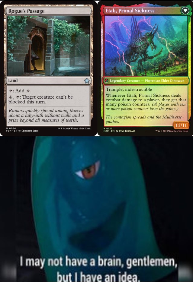 Oxenova_01's tweet photo. I wonder…
.
.
.
#mtg #MagicTheGathering #tcg #wizardofthecoast #meme https://t.co/IVRrG7U6AK