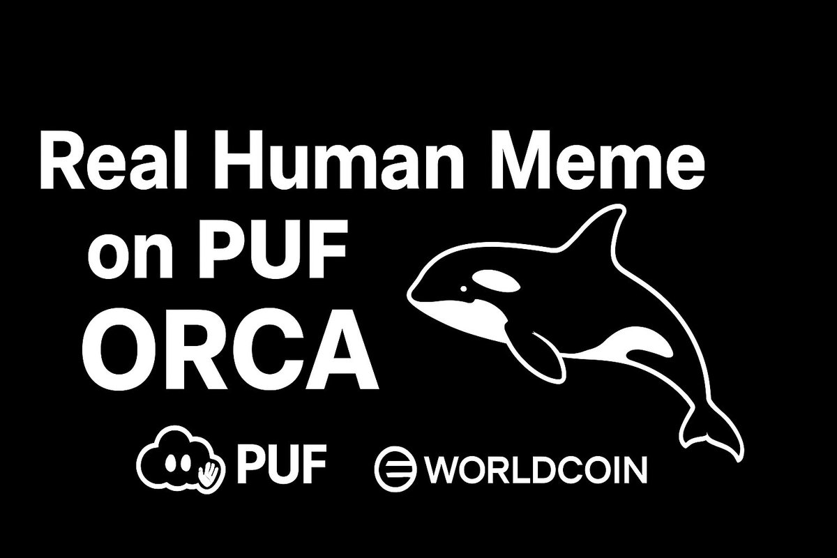 world_wld's tweet photo. @PufLaunch https://t.co/R5FSQNvvBJ. #nolonewhales,#bypuforca,#orcafam,#puforca,#holdorca,#orcatoken,#orcahodl,#memespuf,#wldorca https://t.co/MMxhcEsUt7