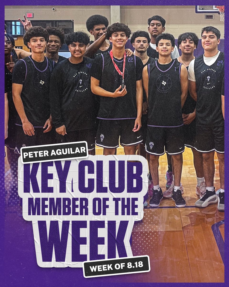 SMHS Basketball (@rattlermbb) on Twitter photo 🚨Congratulations to Senior Peter Aguilar for earning the 🔑 to our Shooting Machine! Our 1st Key Club Winner! 🥇
*Key Club awarded once a week for a player who worked hard getting extra shots up on the <a href="/shootaway/">Shoot-A-Way</a> & voted by the team! #UNITY 🚨Congratulations to Senior Peter Aguilar for earning the 🔑 to our Shooting Machine! Our 1st Key Club Winner! 🥇
*Key Club awarded once a week for a player who worked hard getting extra shots up on the <a href="/shootaway/">Shoot-A-Way</a> & voted by the team! #UNITY