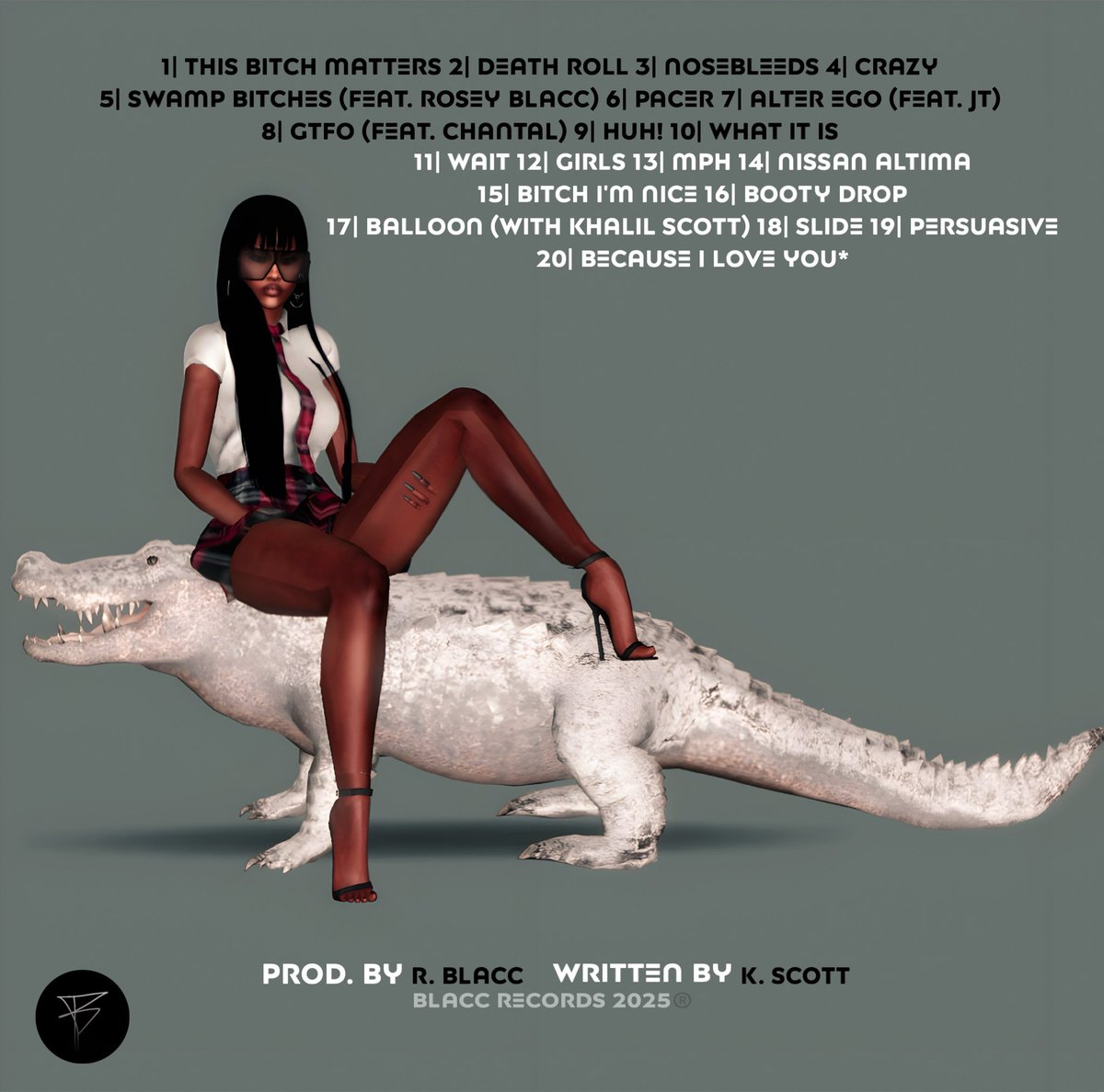 Coven!! The wait is over!

My debut album #AlligatorBitesNeverHeal🐊 is OUT NOW! Thanks to my label, for being so patient with me. This project is a year in the making. 🖤🖤

Feat : 
<a href="/ROSEYBLACC/">PUBLIC ENEMY #1</a>
<a href="/theegirljt/">Jt.</a>
<a href="/BadGrlChantal/">Chantal</a>
<a href="/siirscott/">KHALIL</a>

Swamp Bitches : youtu.be/5HA3d5i1Hak?si…