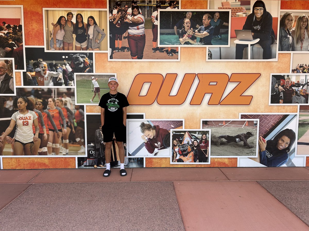Thanks to Coach Barrett and <a href="/O_U_A_Z/">OttawaUniversityAZ</a> for having me on a visit!