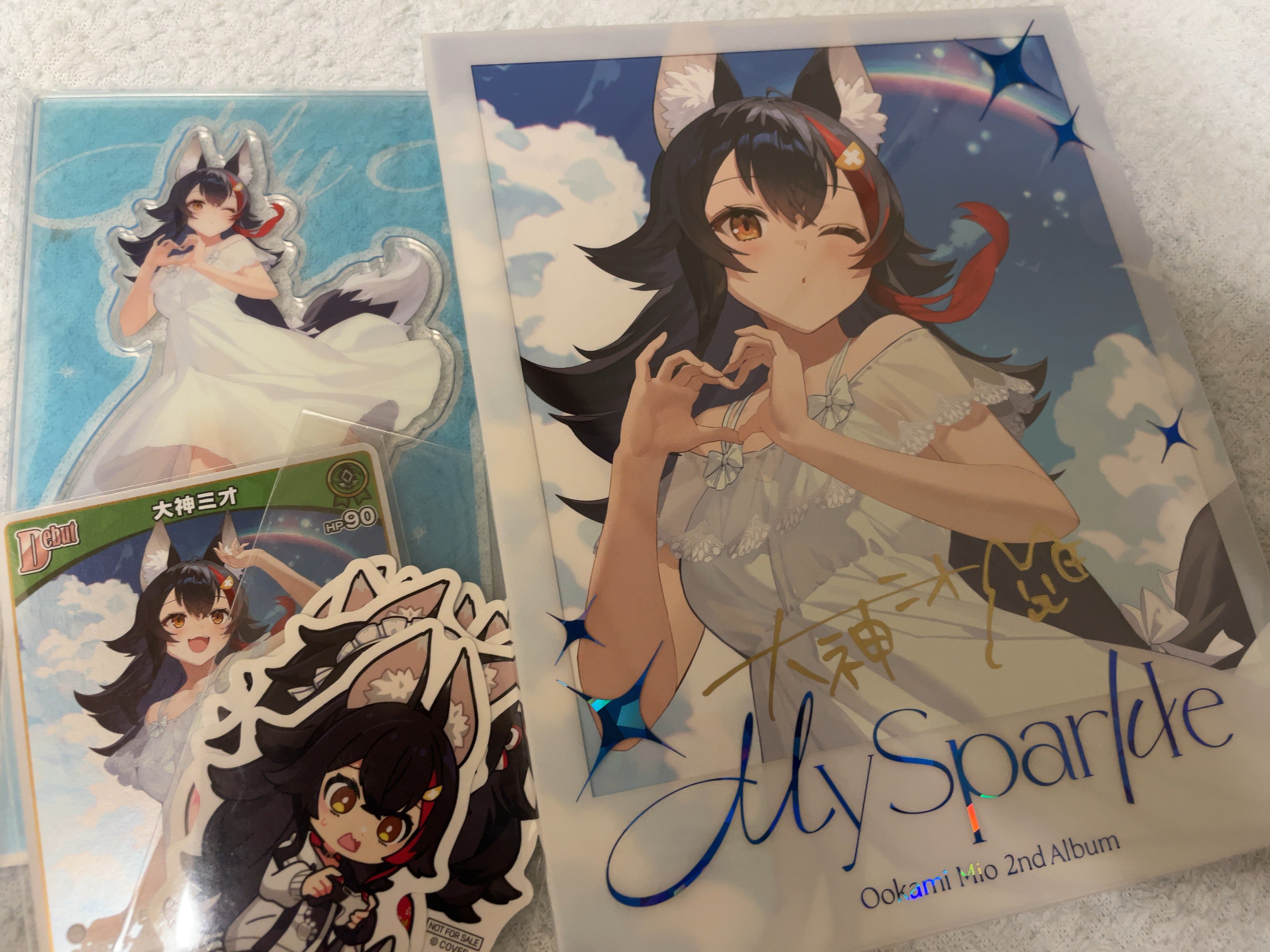 ホロカ付き 大神ミオ 2nd album My Sparkle 完全生産限定版 2次受注】大神