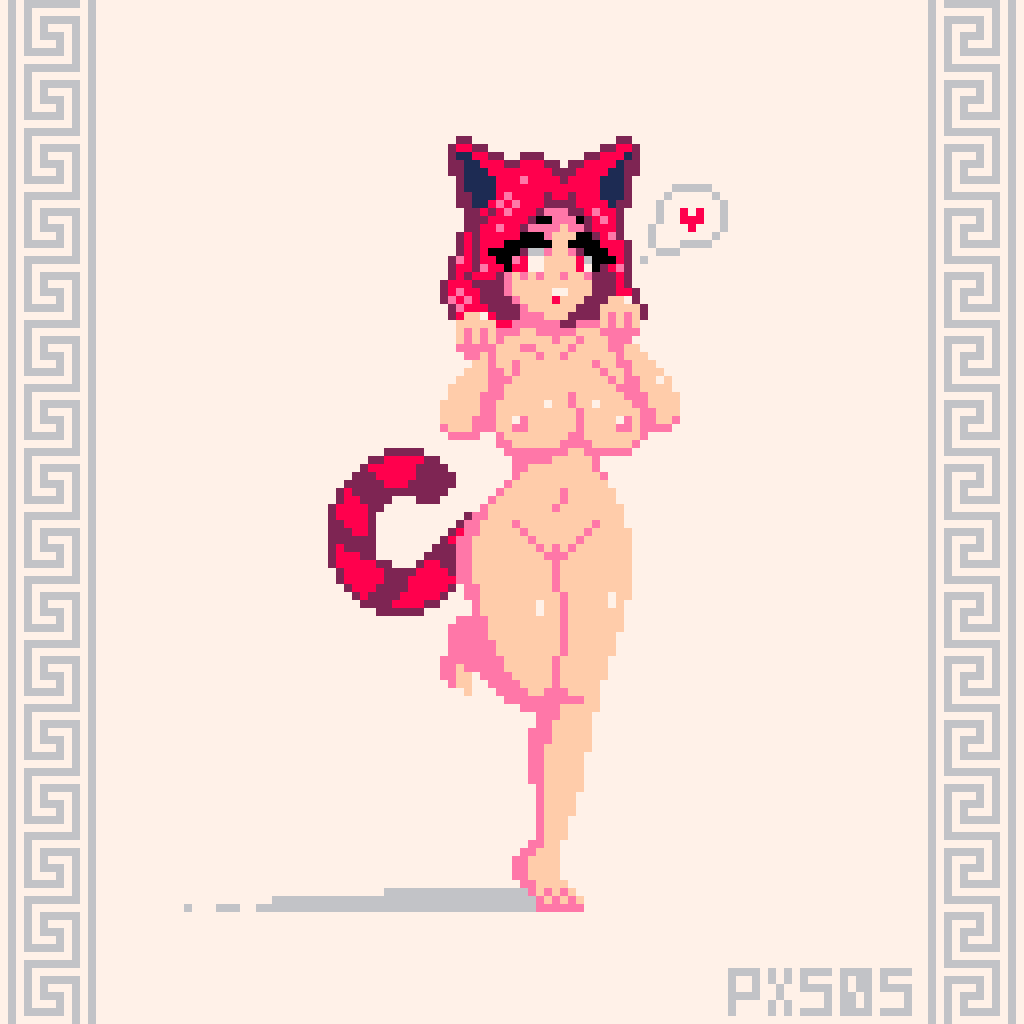 Here is the version without bikini.

#ドット絵 // #pixelart // #pixelartist // #nsfw // #pixel