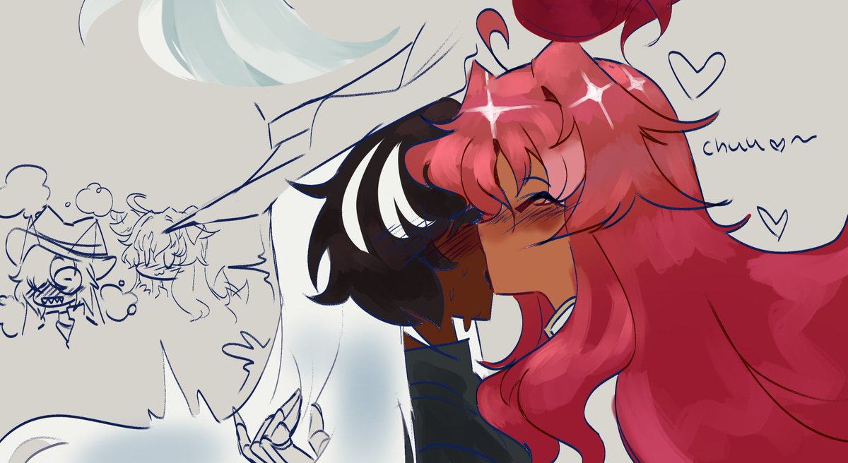 a little sketch of a pocky game with the sillies
#argenthill #hsr