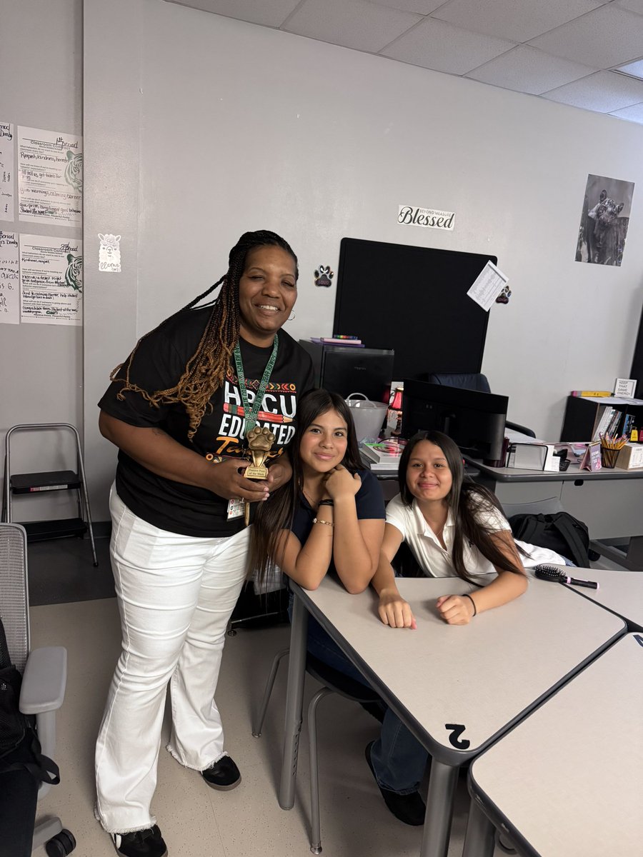 Shout out to Ms. Demby, our very first Positive Print of the Week recipient! 🌟 Nominated by students for going above and beyond every day—thank you for making a difference, Ms. Demby! #ExcellenceInAction #PositivePrint