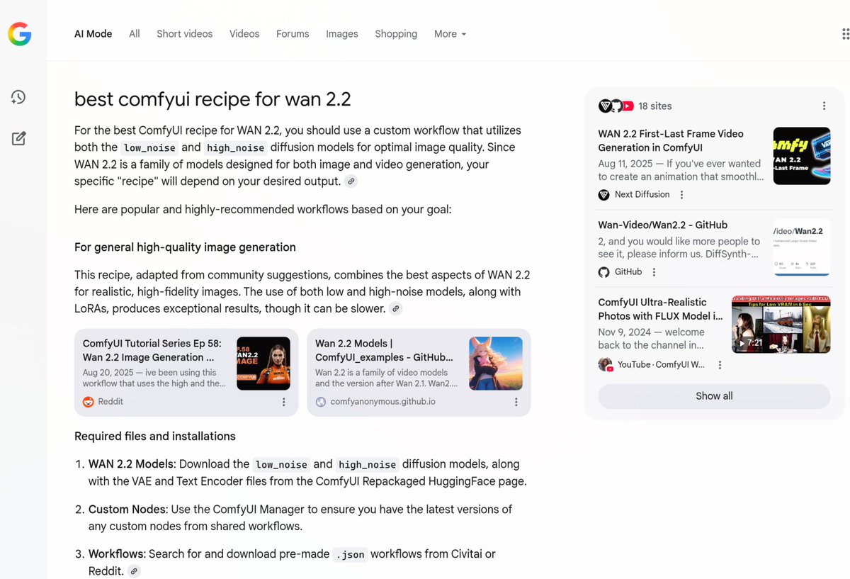Google AI Mode. 세상이 변하고 있다.