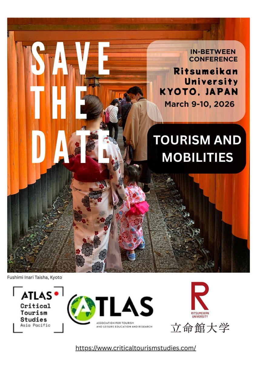 Atlas Critical Tourism Studies Asia-Pacific tweet media