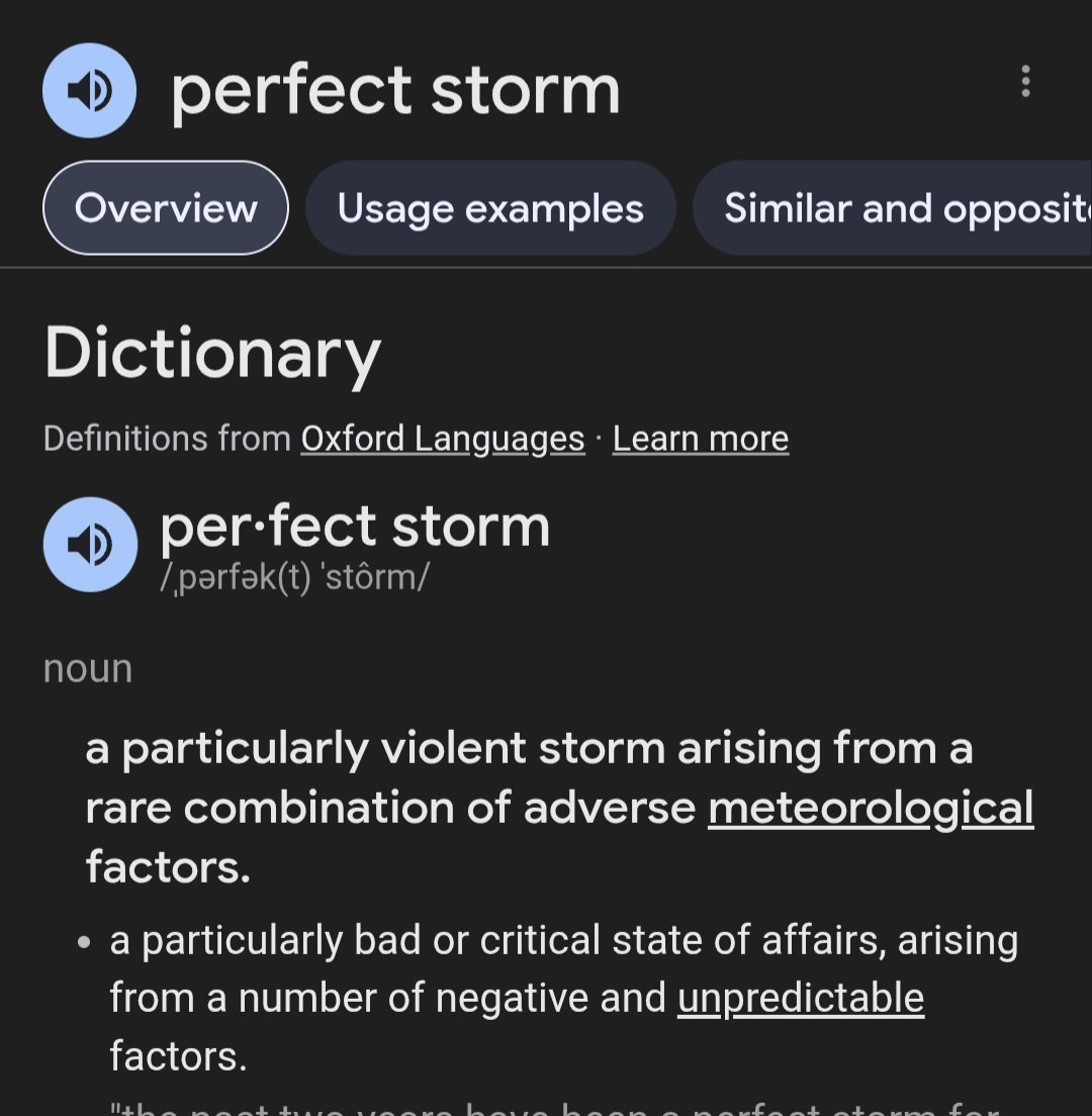 DebWNJ's tweet image. Can someone PLEASE tell @bendavisnbcs that "perfect storm" means worst-case scenario?