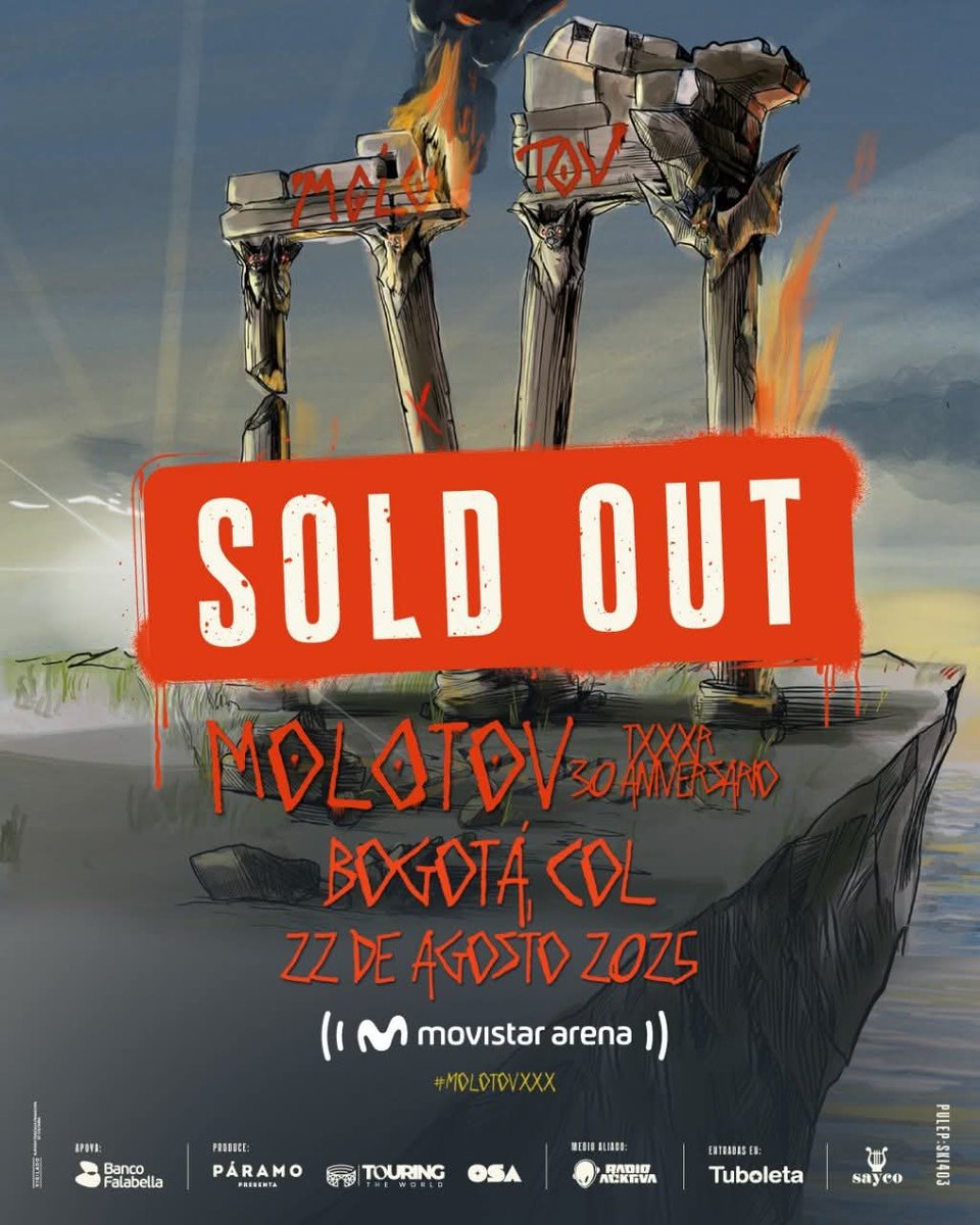 Chévere ver esto en los eventos 
#SoldOut
De Molotov en Bogotá 
Otro evento <a href="/paramo_presenta/">Páramo Presenta</a> 

#Comparte #Apoya