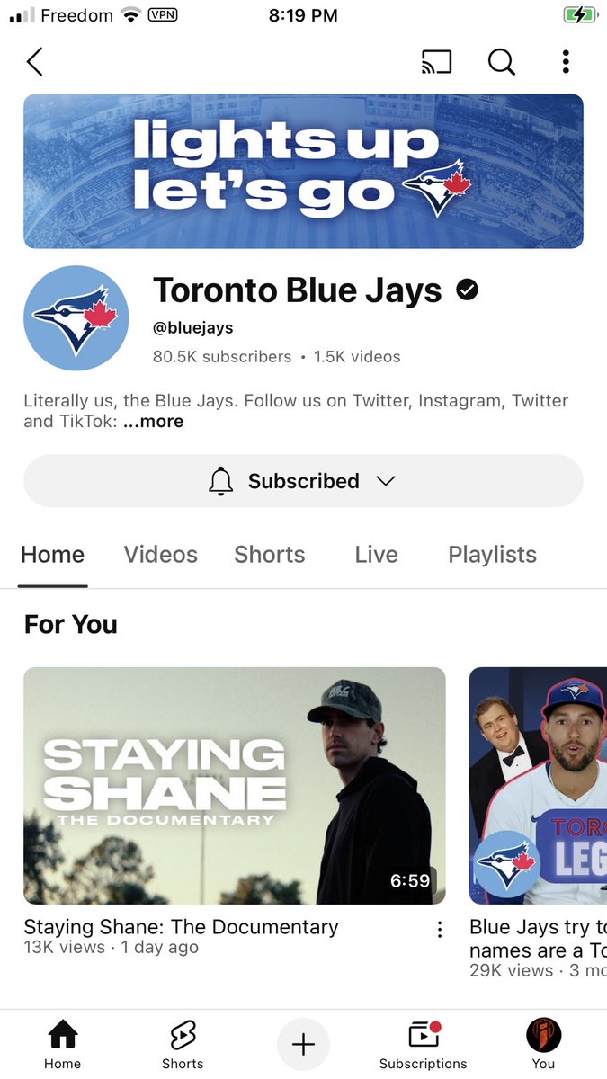 Rectrek's tweet photo. @BlueJays https://t.co/uHTAl3vXsS
