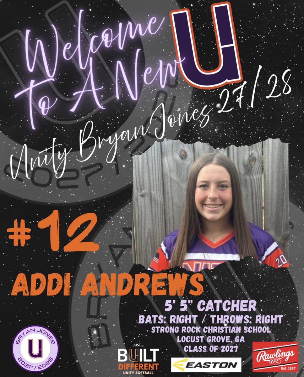 UNITY Lott 16u (@unity_lott_16u) on Twitter photo Welcome Catcher <a href="/AddiAndrews12/">Addi Andrews 2027</a> to the “U” from <a href="/srpatriots/">StrongRockChristian</a> Student of the game and extremely hard working; Will catch and catch and catch some more.
<a href="/softballamerica/">Softball America</a> <a href="/LineDsoftball/">Line Drive Media</a> <a href="/VAUnitySB/">Unity Softball</a> <a href="/UnityCoachJosh/">Josh Johnson</a> <a href="/ExtraInningSB/">EXTRA INNING SOFTBALL</a> <a href="/DfwSho/">DFW Sho'Case</a> <a href="/BJonesDukeSB/">Bryan Jones</a> <a href="/Get2CollegAth/">Get 2 College Athletics</a> <a href="/CoastRecruitsSB/">Coast Recruits 🥎</a> Welcome Catcher <a href="/AddiAndrews12/">Addi Andrews 2027</a> to the “U” from <a href="/srpatriots/">StrongRockChristian</a> Student of the game and extremely hard working; Will catch and catch and catch some more.
<a href="/softballamerica/">Softball America</a> <a href="/LineDsoftball/">Line Drive Media</a> <a href="/VAUnitySB/">Unity Softball</a> <a href="/UnityCoachJosh/">Josh Johnson</a> <a href="/ExtraInningSB/">EXTRA INNING SOFTBALL</a> <a href="/DfwSho/">DFW Sho'Case</a> <a href="/BJonesDukeSB/">Bryan Jones</a> <a href="/Get2CollegAth/">Get 2 College Athletics</a> <a href="/CoastRecruitsSB/">Coast Recruits 🥎</a>