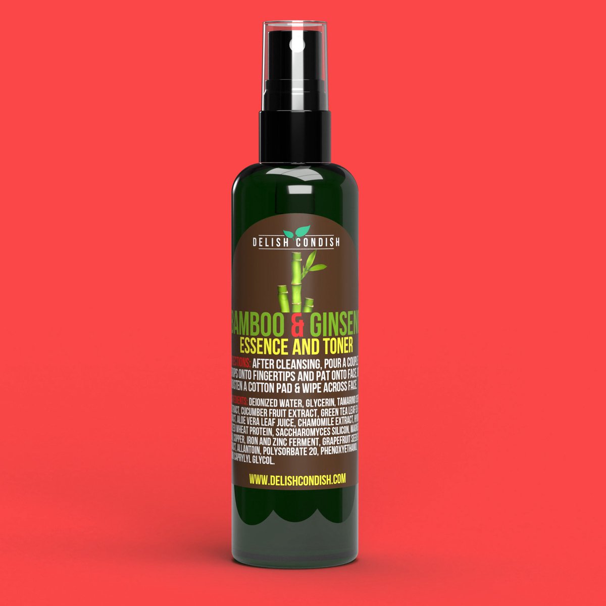 Just restocked a few of all sizes of the Bamboo &amp; Ginseng toner! 

Delishcondish.com