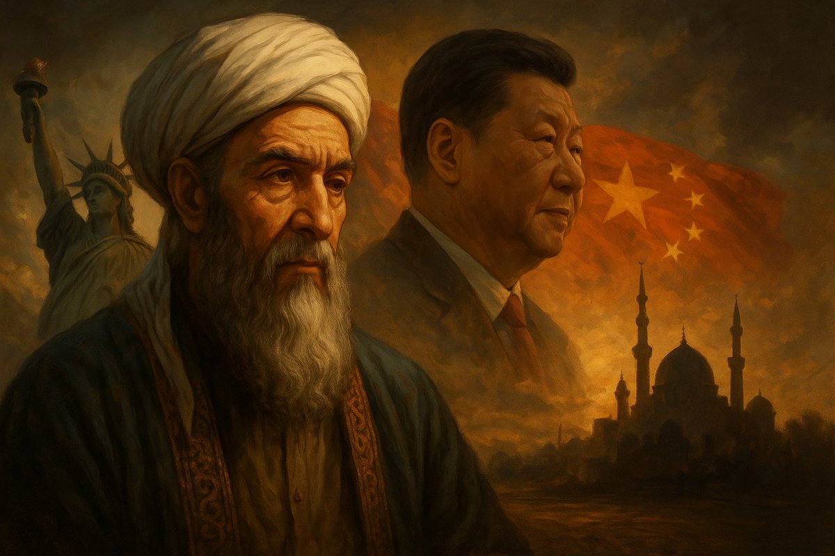 thepatriotsasia's tweet photo. "Teori Ibnu Khaldun: Kitaran Tamadun Sedang Berulang Antara Amerika, China dan Dunia Islam."

Bayangkan seorang tokoh abad ke-14 sudah menjangka bagaimana dunia berputar hari ini. https://t.co/tGwVte7tEo