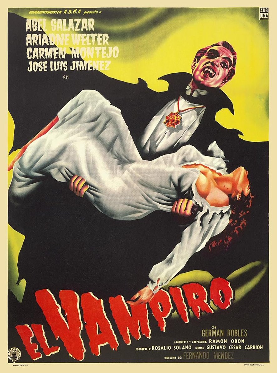 Información real de El vampiro (1957) de Fernando Méndez. drive.google.com/file/d/1RpGEeH…