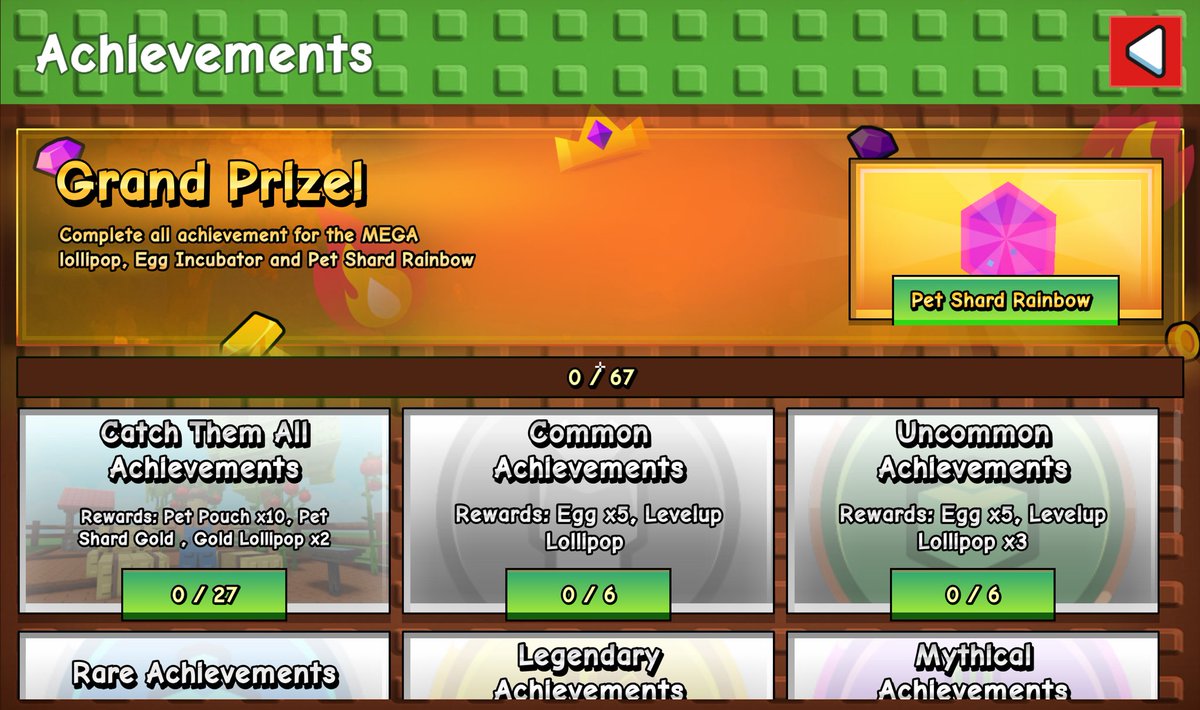 thegardengame's tweet photo. New Achievements “quest-line”.

Core Plants is the current quests in the game. The other image attached shows the new Core Pets Achievements.

#GrowAGarden #Update #Leaks https://t.co/0xmSbJLlR4