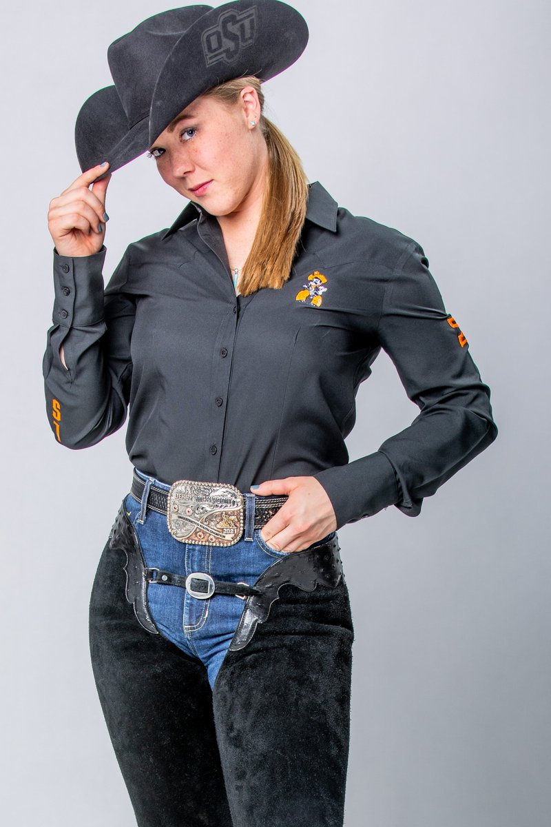 OSUAthletics's tweet photo. Congratulations to Lydia Bell for winning The Cowgirl Loyal &amp; True Award 🤠 https://t.co/WLfmtQ2rUh