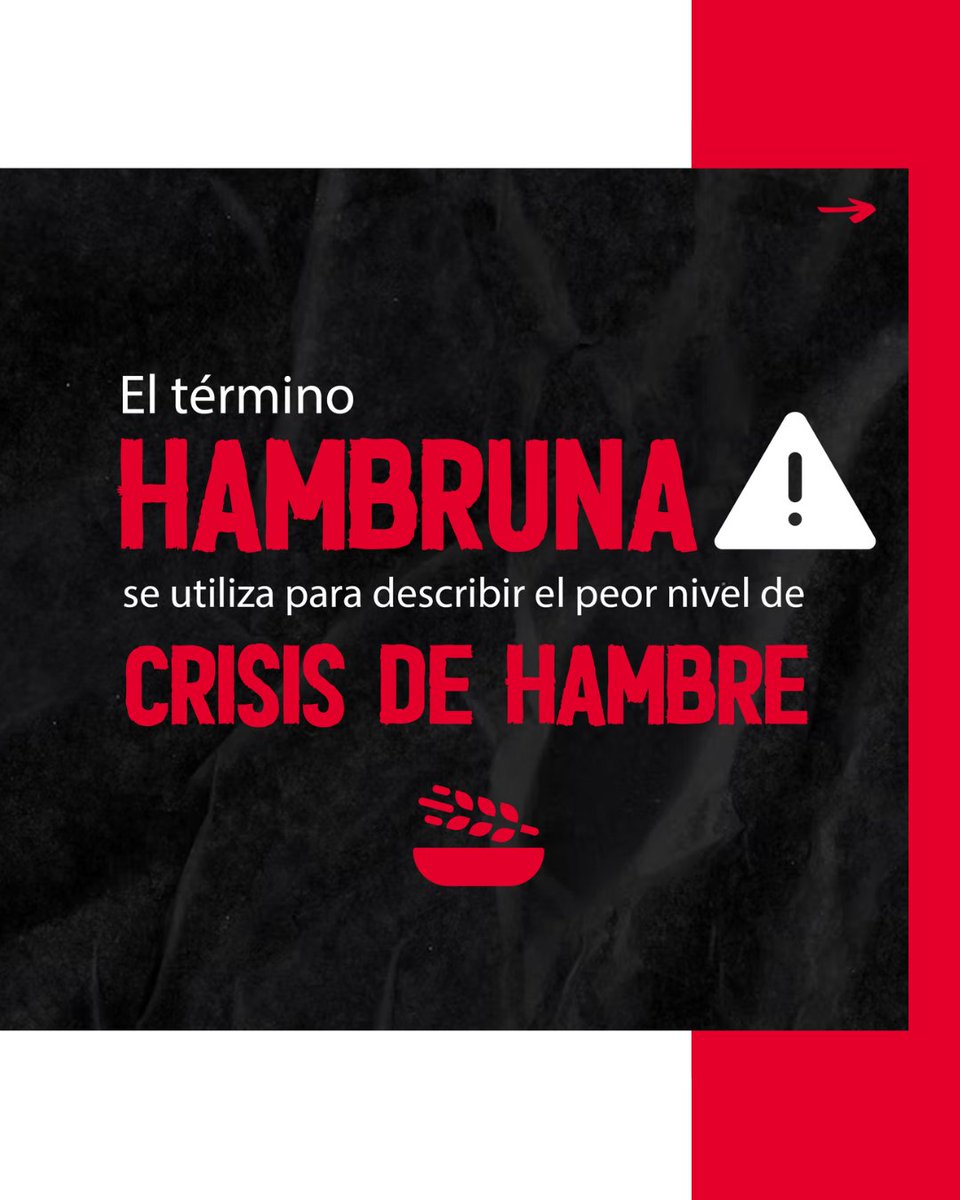 Naciones Unidas (@onu_es) on Twitter photo La hambruna es el nivel más extremo del hambre, reconocido a nivel mundial.
Significa que las personas están muriendo de hambre a gran escala.
➡ Desliza para conocer más de <a href="/WFP_es/">WFP Español</a>: es.wfp.org/historias/de-l… La hambruna es el nivel más extremo del hambre, reconocido a nivel mundial.
Significa que las personas están muriendo de hambre a gran escala.
➡ Desliza para conocer más de <a href="/WFP_es/">WFP Español</a>: es.wfp.org/historias/de-l…