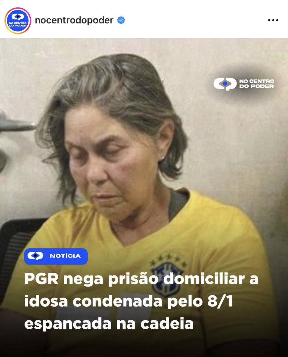 Dr Luiz Felipe (@luiz_adv_felipe) on Twitter photo PGR nega domiciliar a Dona Jucilene Nascimento, condenada pelo 08.01 que foi agredida no presídio por questões ideológicas
<a href="/SecRubio/">Secretary Marco Rubio</a> <a href="/marcorubio/">Marco Rubio</a> <a href="/tudoconstausa/">Rodrigo Constantino USA</a> <a href="/DepRodrigo_/">Deputado Rodrigo</a> <a href="/realDonaldTrump/">Donald J. Trump</a> <a href="/JamileDavies/">Jamile DeSouza-Davies</a> <a href="/RepMariaSalazar/">Rep. María Elvira Salazar</a> <a href="/MaElviraSalazar/">María Elvira Salazar 🇺🇸</a> <a href="/AnaSibut/">Ana Sibut 🇮🇱</a> <a href="/MartaPadovani73/">Marta Padovani</a> PGR nega domiciliar a Dona Jucilene Nascimento, condenada pelo 08.01 que foi agredida no presídio por questões ideológicas
<a href="/SecRubio/">Secretary Marco Rubio</a> <a href="/marcorubio/">Marco Rubio</a> <a href="/tudoconstausa/">Rodrigo Constantino USA</a> <a href="/DepRodrigo_/">Deputado Rodrigo</a> <a href="/realDonaldTrump/">Donald J. Trump</a> <a href="/JamileDavies/">Jamile DeSouza-Davies</a> <a href="/RepMariaSalazar/">Rep. María Elvira Salazar</a> <a href="/MaElviraSalazar/">María Elvira Salazar 🇺🇸</a> <a href="/AnaSibut/">Ana Sibut 🇮🇱</a> <a href="/MartaPadovani73/">Marta Padovani</a>