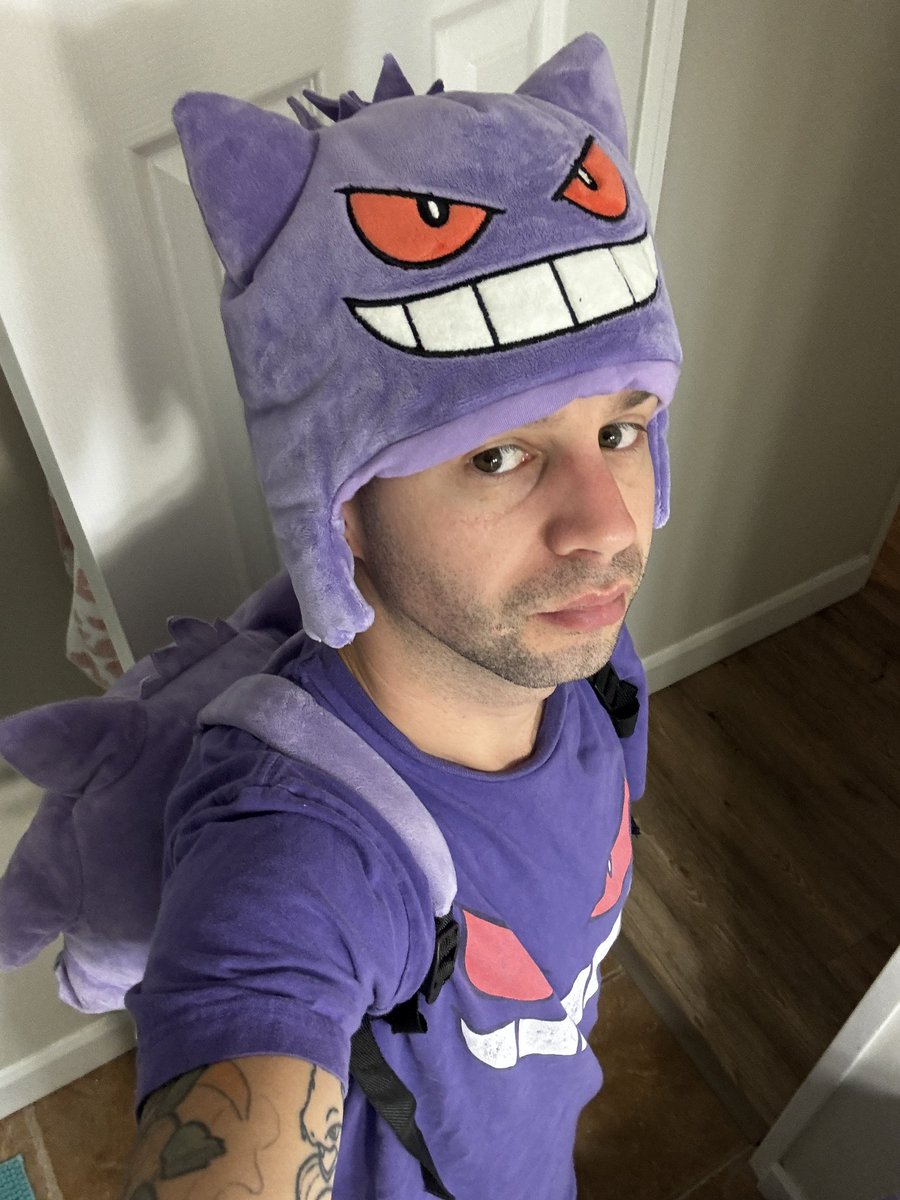 Got my Gengar Fan Trainer outfit together for Fan Expo Toronto tomorrow 😀