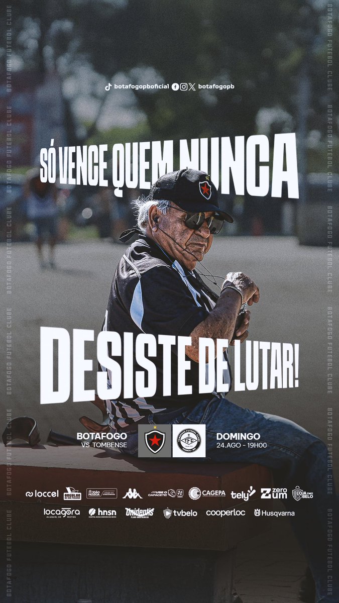 Nunca desistiremos, sempre acreditaremos. Isso é Botafogo da Paraíba. Isso é BELO. 

#BeloSAF #OrgulhoDeSerParaíba