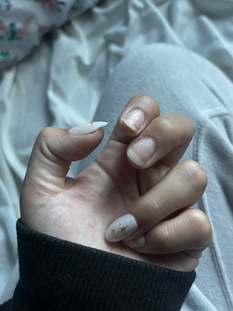 it seems i have lost just the right amount of nails