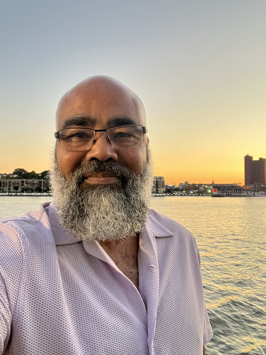 Sunset in Baltimore.