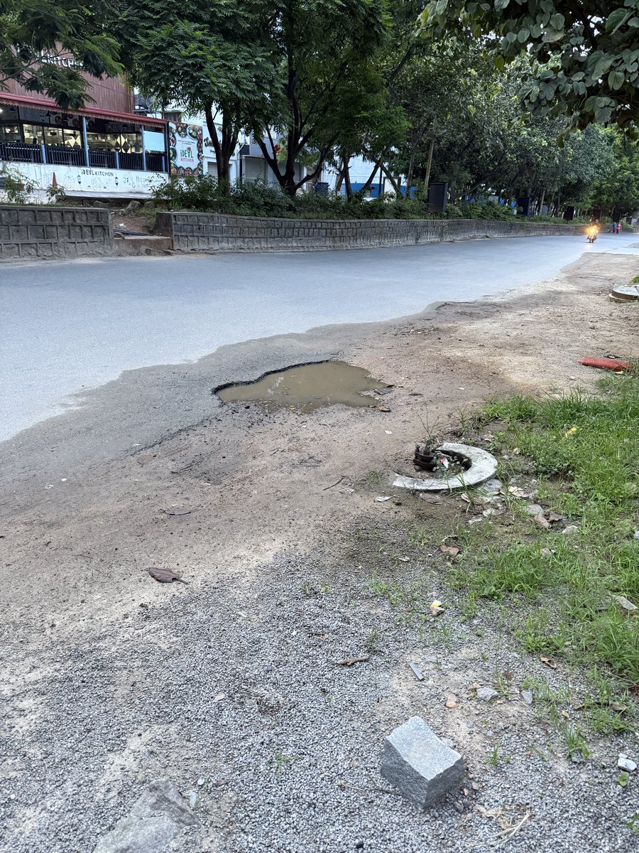 Dear <a href="/HMWSSBOnline/">HMWSSB</a> road is getting damaged due to water leakage from the valve, kindly do the needful opp Ideal Kitchen, PragathiNagar, Kukatpally - 500090. Please find my contact number in your DM.