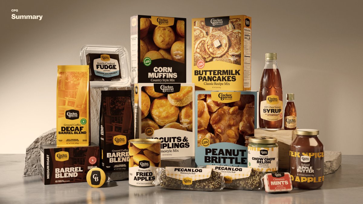 Ok this #CrackerBarrel logo change could have been A LOT worse!

But also the overall branding as a whole... I don't hate