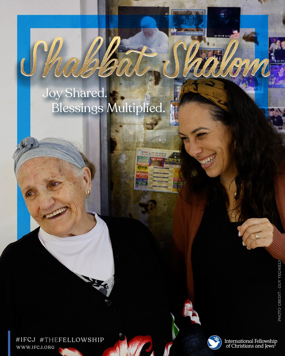 Shabbat is a gift from God. A time to rest, to rejoice, and to be reminded of His goodness.

As laughter and light fill the hearts of His children, we see the beauty of His promises fulfilled.

May this Shabbat bring you peace, joy, and renewed hope. Shabbat Shalom! 🌿