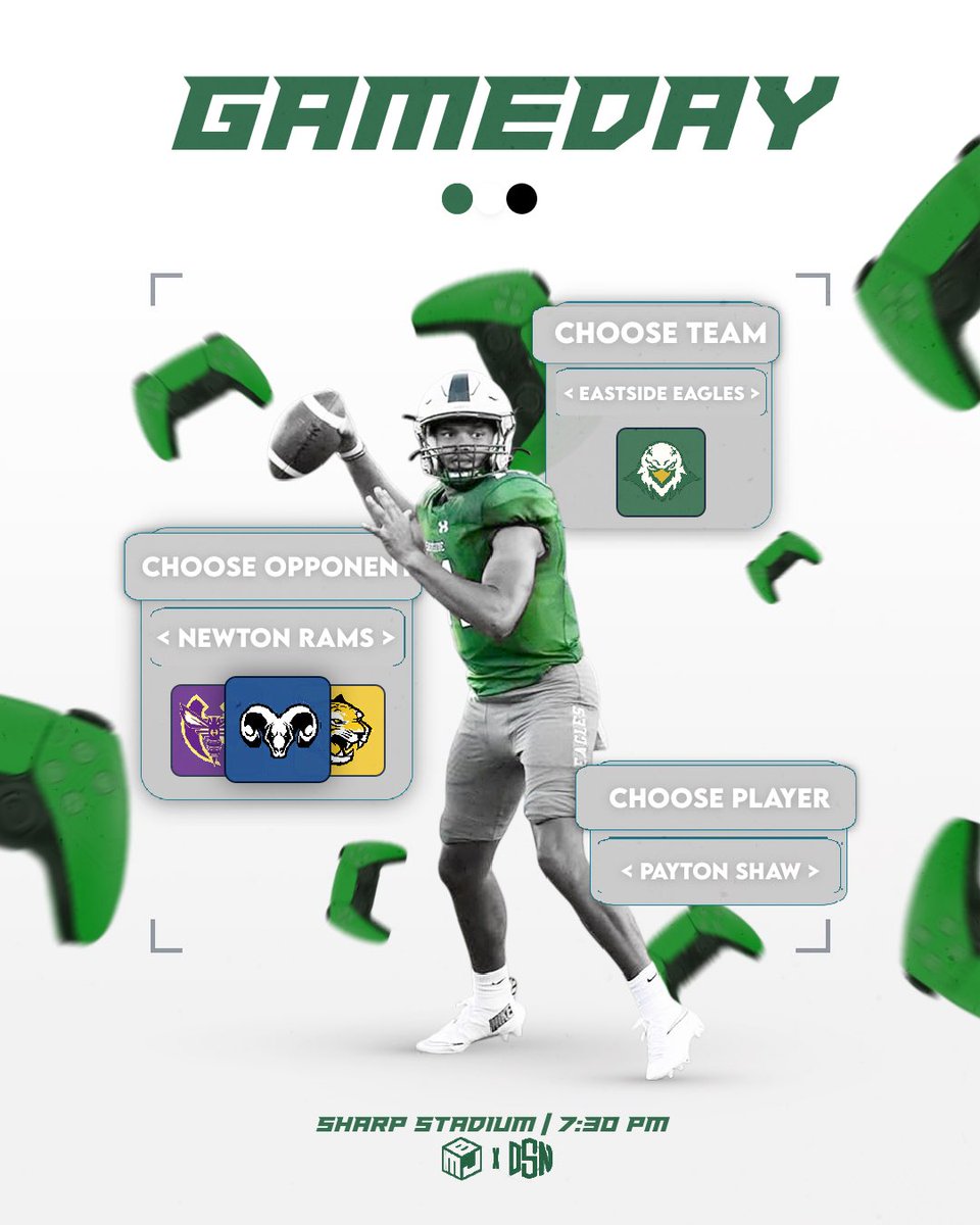 deucesports_net's tweet photo. DSN GAME OF THE WEEK ‼️
Newton Rams (GA) v. Eastside Eagles(GA)
📍SHARP STADIUM 7:30PM TONIGHT
🚨(SOLD OUT)🚨 @CovNewsSports https://t.co/99OXHTuMl1