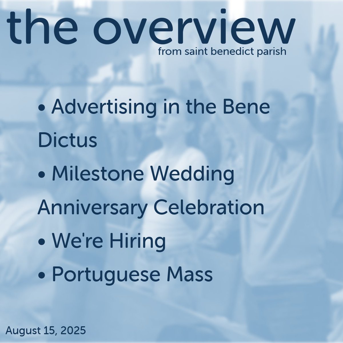 Saint Benedict Parish tweet media