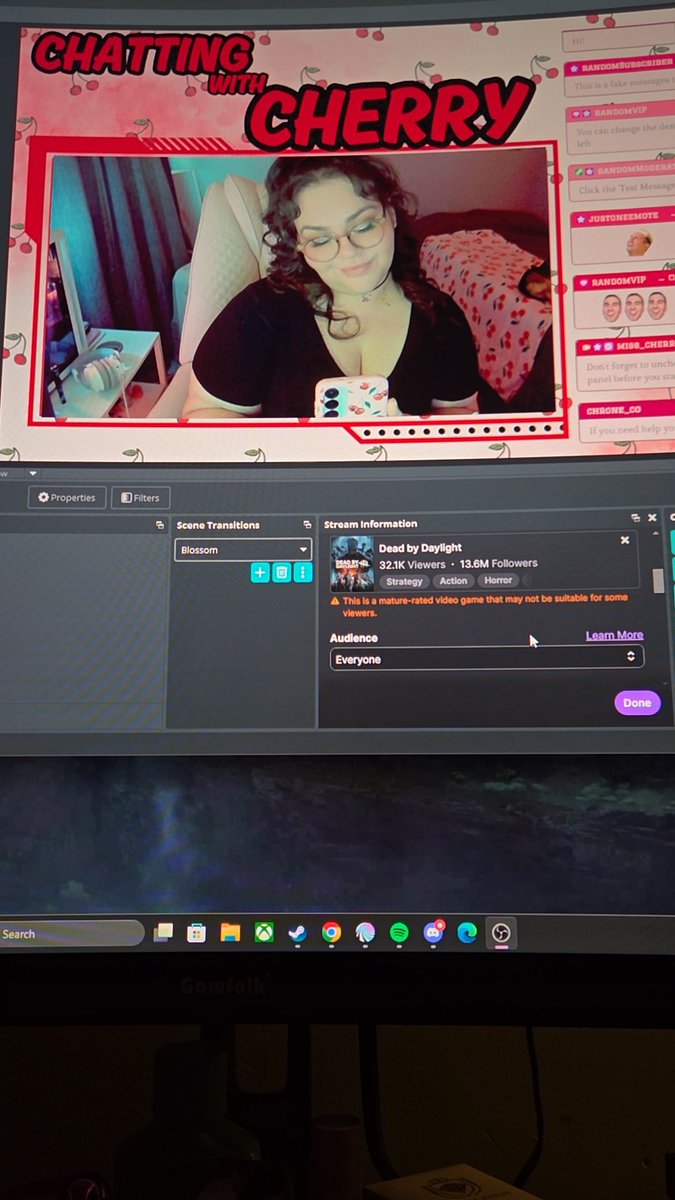 Shhh.. I'm not supposed to be live.. Come watch me run from this killers unless it's Daddy 😝