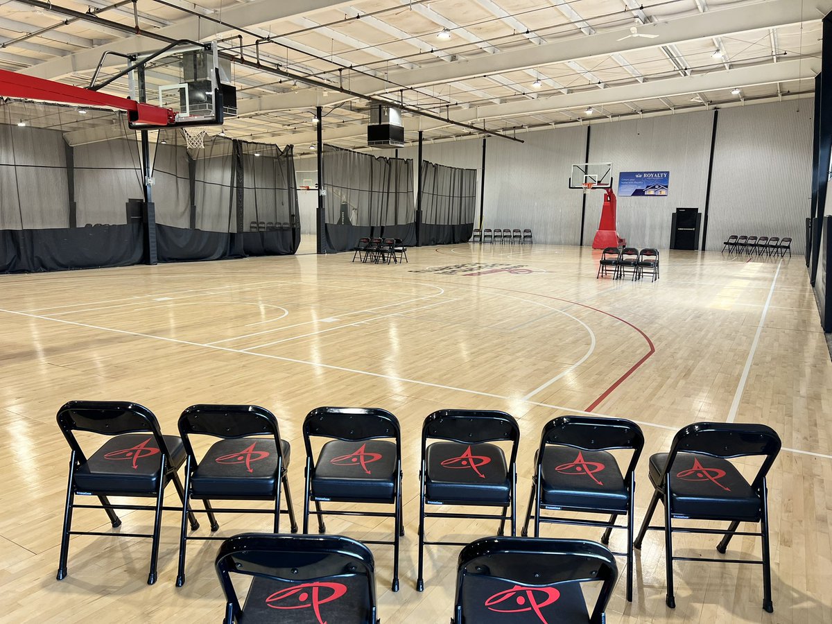 All set up &amp; ready to roll for tomorrow! 🏀 The whole community is invited—whether you’re hoopin’ or just here for the vibes. Great basketball, great food, great people… all for a GREAT cause. Come be part of it! 🙌