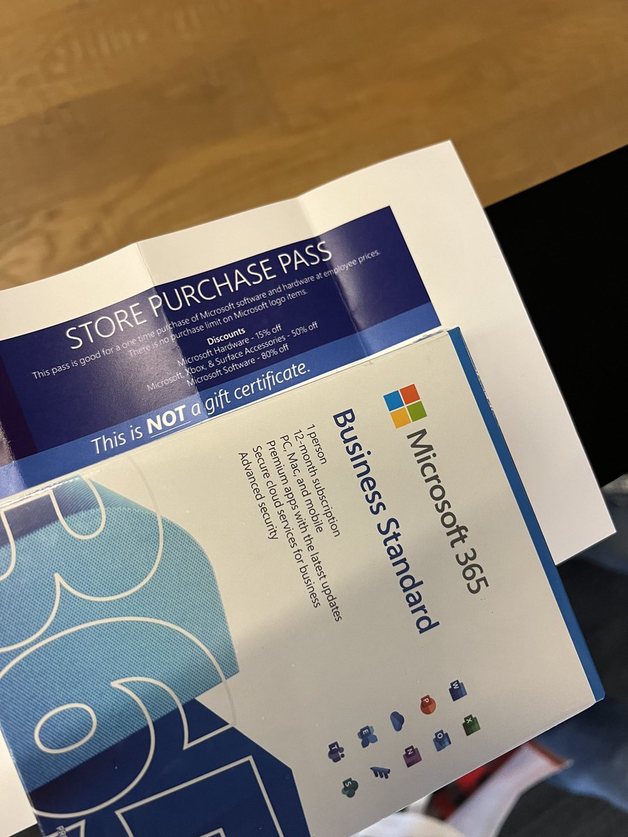 Pro Tip when attending #techmentor <a href="/Microsoft/">Microsoft</a> HQ visit building 92 the visitor center.   Here you can take your software coupon to buy things like Microsoft 365 Standard for 80 percent off.   Xbox accessories are 50 percent off and lots of other great deals.  <a href="/TechMentorEvent/">TechMentor Events</a>