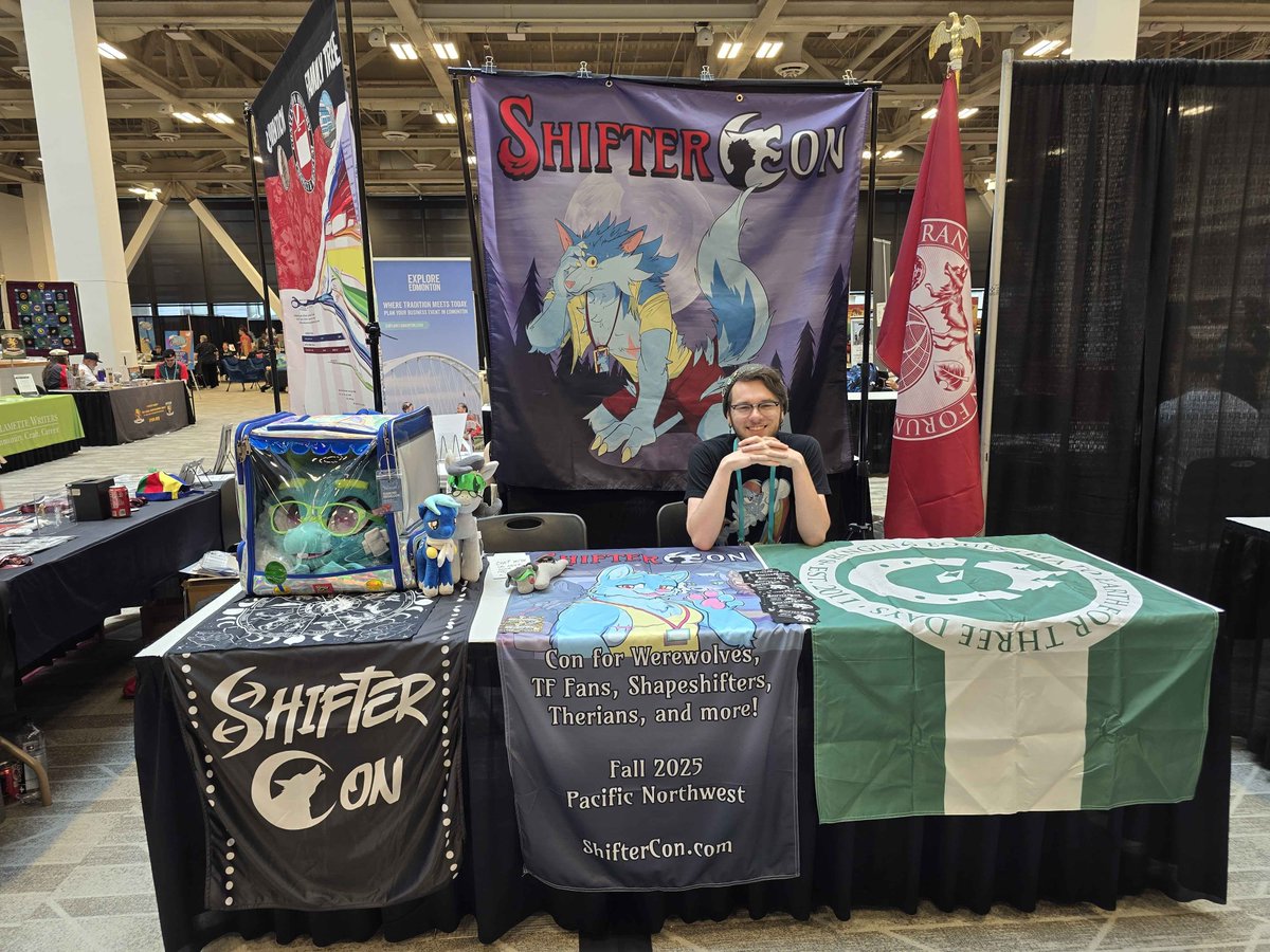 ShifterCon (@shiftercon) on Twitter photo Find us in Seattle this weekend at Worldcon at Table 48 in the Fan Table area! Chat with <a href="/ColeDaigneault/">Simul</a> and <a href="/TransformARTive/">Bash & Choco ❂ @Worldcon</a> about plans for future Shifter Con and goals for 2026. <a href="/seattle2025/">Seattle Worldcon 2025</a> #TFEveryday Find us in Seattle this weekend at Worldcon at Table 48 in the Fan Table area! Chat with <a href="/ColeDaigneault/">Simul</a> and <a href="/TransformARTive/">Bash & Choco ❂ @Worldcon</a> about plans for future Shifter Con and goals for 2026. <a href="/seattle2025/">Seattle Worldcon 2025</a> #TFEveryday