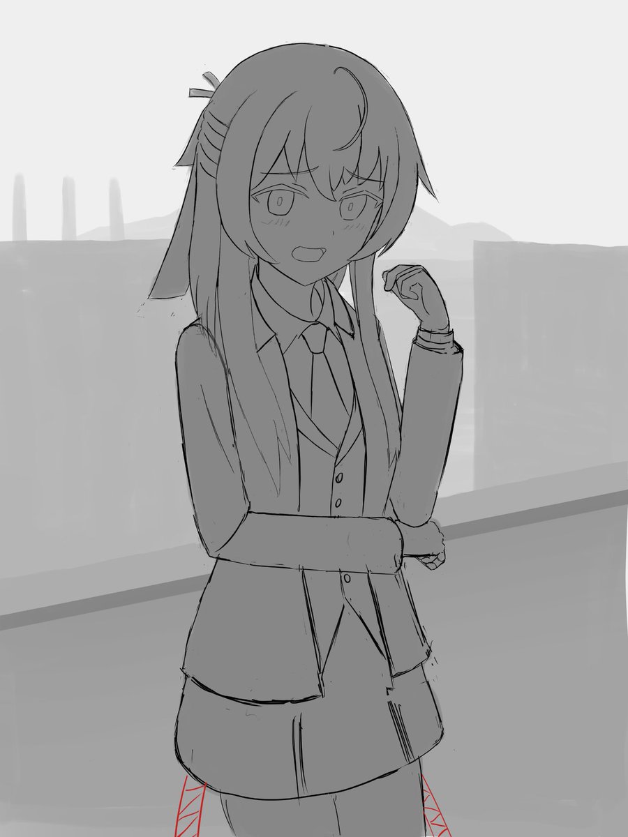 ラフをｺﾈｺﾈ