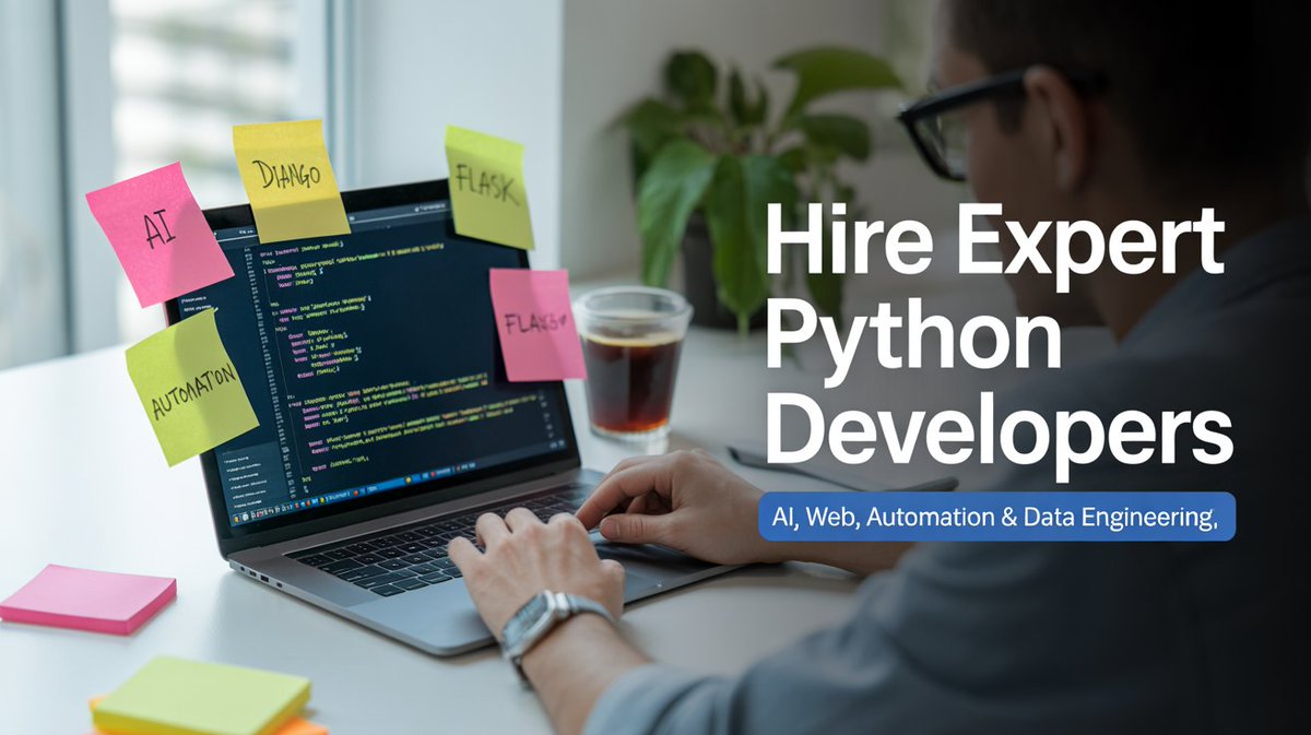 ProgressOne10's tweet image. Unlock your project’s potential with professional Python developers—versatile in Django, Flask, AI, automation, and cloud-ready development.

go.fiverr.com/visit/?bta=221…

#PythonDev #TechTalent #BuildWithPython #AI #WebDev #Automation