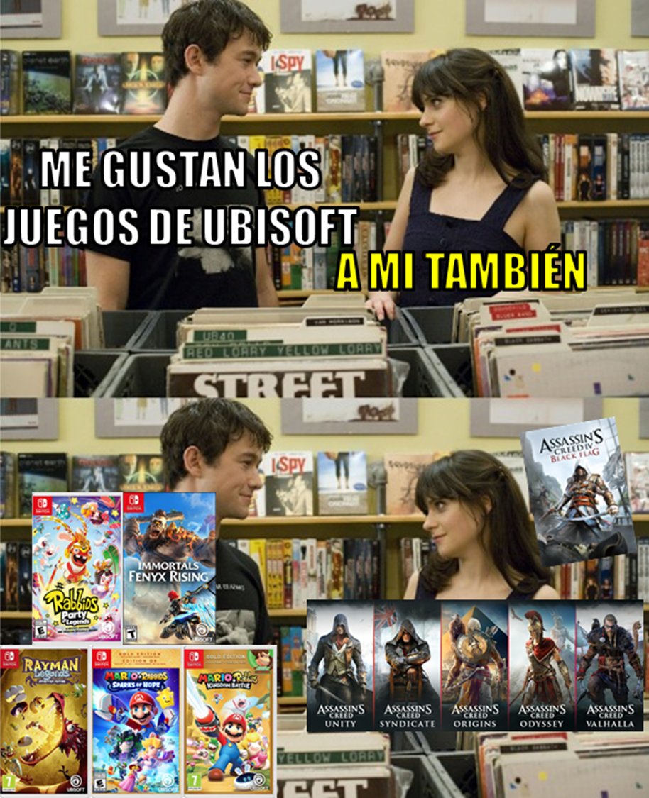 AlexOrocioG's tweet photo. Si soy Tom. #500DaysOfSummer #DaysofSummer #SummerAndTom #AMíTambién #Ubisoft #Rayman #MarioRabbids #AssassinsCreed #UbisoftMemes #Memes #UbisoftPartner #UbisoftGames https://t.co/kV5k9NpknZ