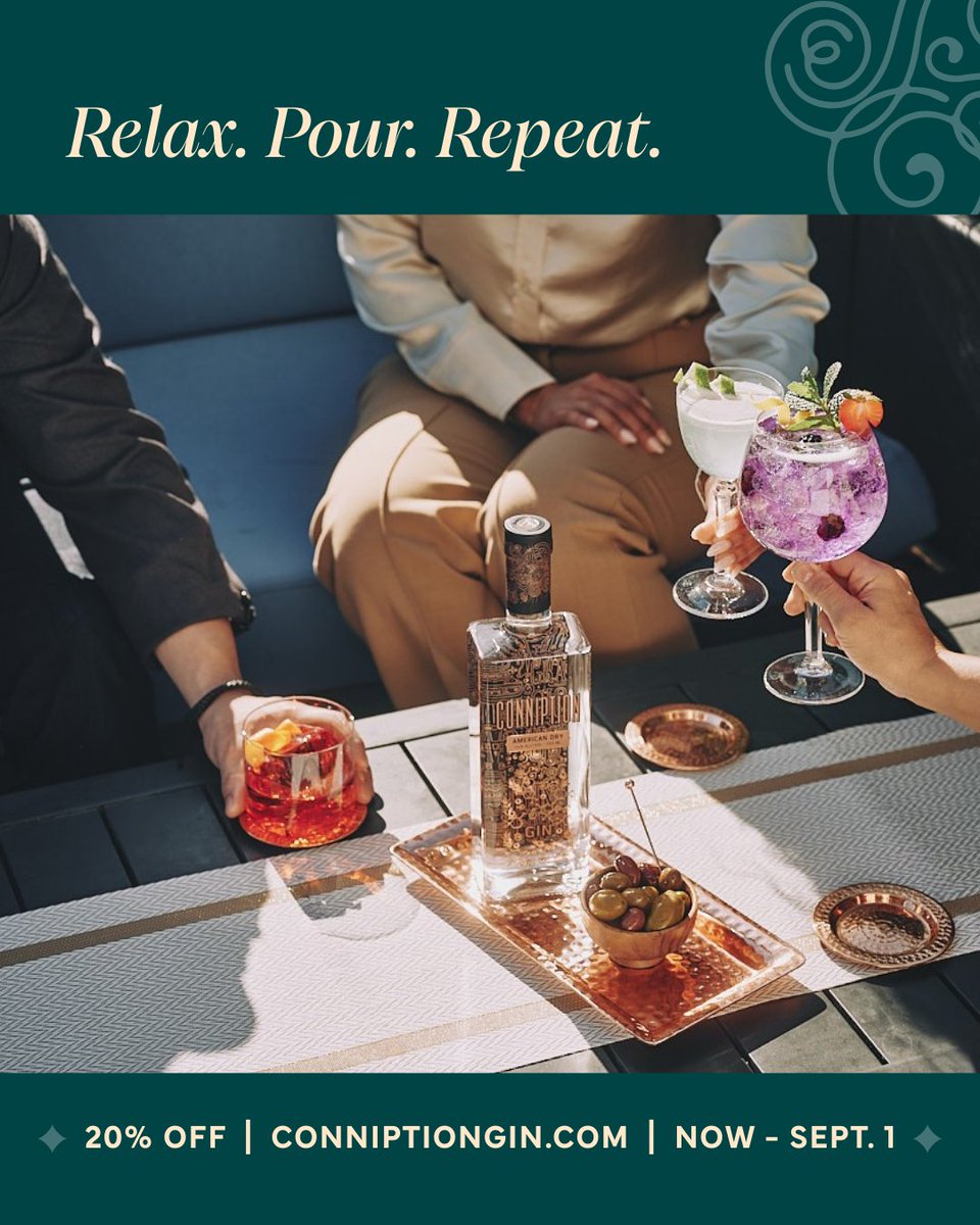 It’s National Relaxation Day, so here’s your sign to pour something better. 🥂
✨ 20% off Conniption Gin
💬 Use code FAREWELLSUMMER at checkout
Only at bit.ly/4lpeiqv

#ConniptionGin #GinSale #RelaxPourRepeat #DrinkCurious