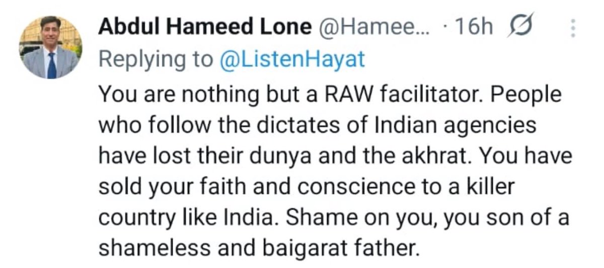 Basit Hayat Zargar tweet media