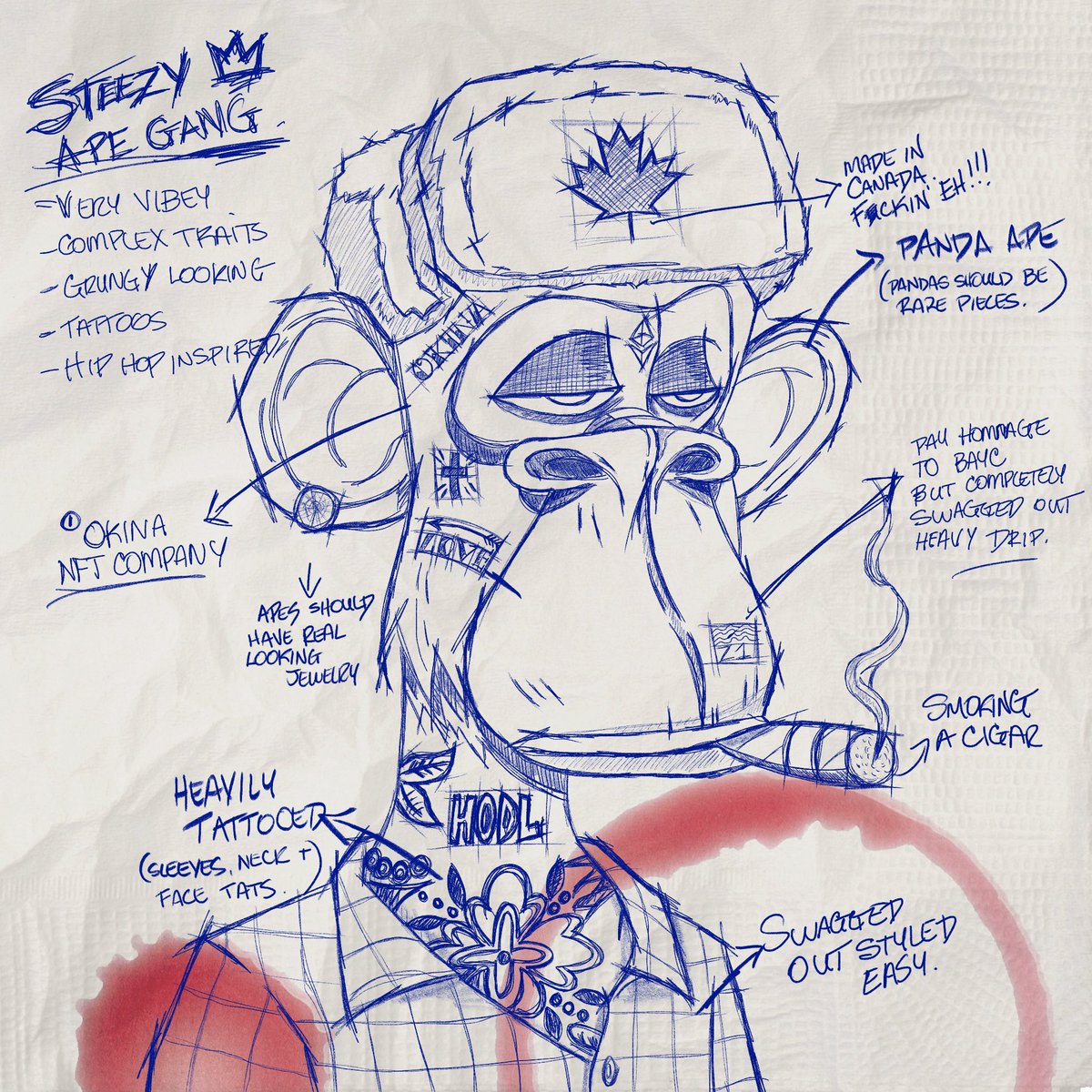 IYKYK. 

I’ve been waiting so long to get this piece and be part of this collection.

I can’t wait to work with <a href="/BryanVeeApe/">Bryan Vee</a> and be part of the <a href="/okinalabs/">OKINA LABS</a>