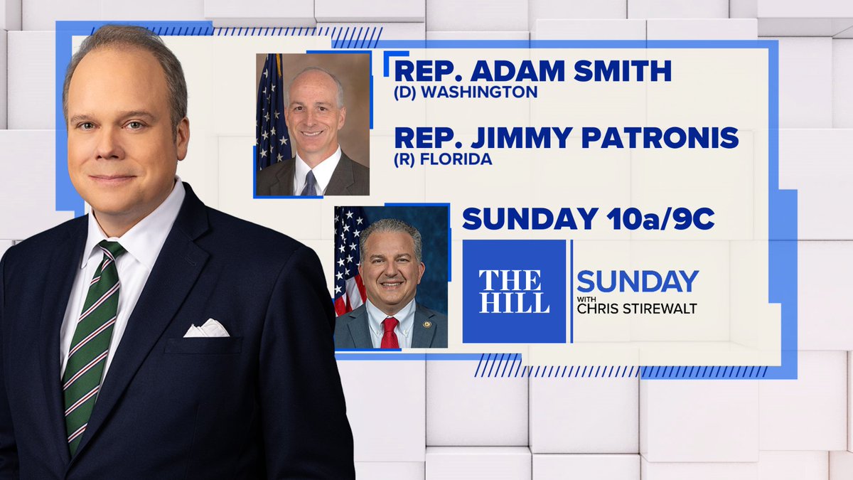 SUNDAY: Ranking Member of the House Armed Services Committee and Washington Democrat, <a href="/RepAdamSmith/">Rep. Adam Smith</a>, Florida Republican <a href="/JimmyPatronis/">Jimmy Patronis</a>, former U.S. Ambassador to NATO <a href="/kaybaileyhutch/">Kay Bailey Hutchison</a>, and <a href="/GeorgeWill/">George F. Will</a> join <a href="/ChrisStirewalt/">Chris Stirewalt</a> to discuss the latest from Pres. Trump's summit with