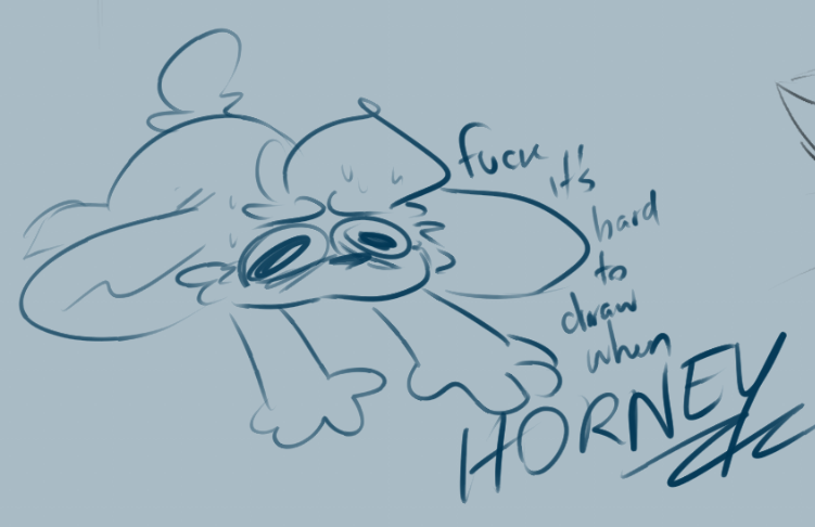 Is it just me??
Literally been cooking some kickass nsfw stuff but it's so HARD to finish one piece without feeling like an animal in heat?? 😭😭