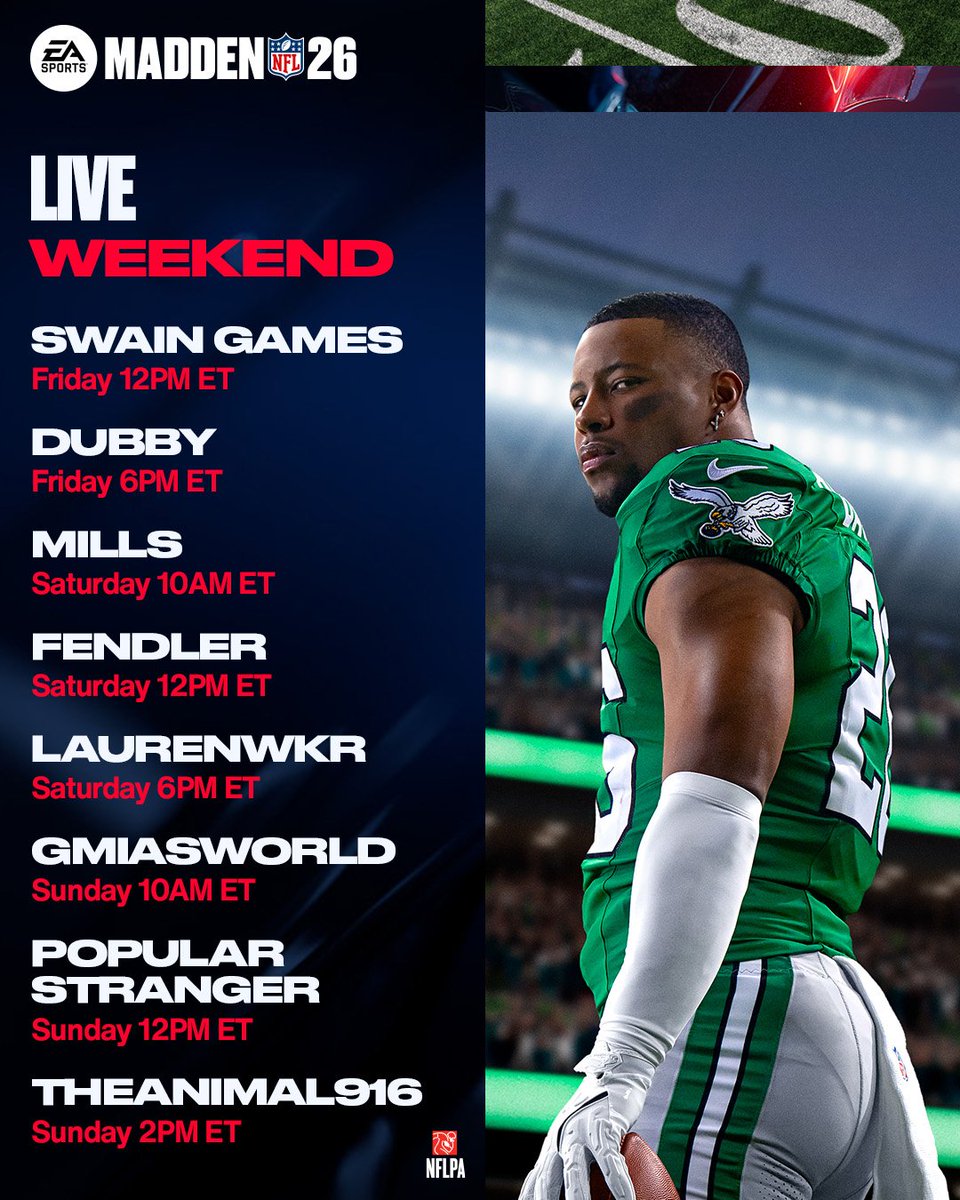 DUBBY (@dubdotdubby) on Twitter photo 🟩HUGE STREAM Tonight!🟩
<a href="/EASPORTS_MUT/">Madden Ultimate Team</a> Madden Live DROPS GIVEAWAYS
<a href="/_playerslounge/">Players' Lounge</a> $3,000 Tourney Played in and Hosted
LIVE at 6 PM on Twitch and YouTube 🟩HUGE STREAM Tonight!🟩
<a href="/EASPORTS_MUT/">Madden Ultimate Team</a> Madden Live DROPS GIVEAWAYS
<a href="/_playerslounge/">Players' Lounge</a> $3,000 Tourney Played in and Hosted
LIVE at 6 PM on Twitch and YouTube