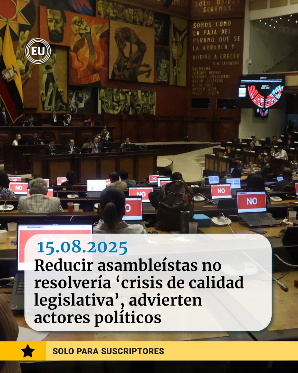 eluniversocom's tweet photo. Reducir #asambleístas no resolvería ‘crisis de calidad legislativa’, advierten actores políticos https://t.co/lodXEn8vDD https://t.co/yEc6UKeQTH